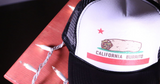 California Burrito Hat, Black Trucker Hat, Cali Burrito Snapback Hat