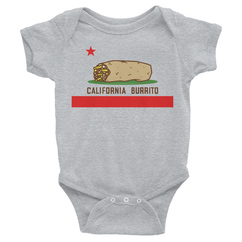 California Burrito Heather Infant Bodysuit