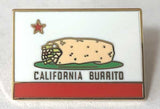 California Burrito Flag Lapel Pin