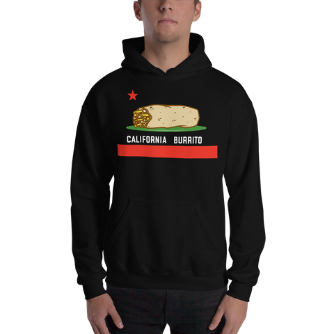 Men's California Burrito Black Hoodie